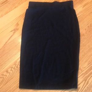 Black Jersey skirt